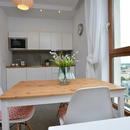 Apartmán Toberent Wrzeszcz - Quattro Towers 12 Floor Gdaňsk